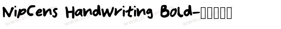 NipCens Handwriting Bold字体转换